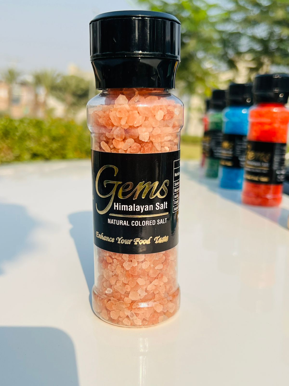 Gems Natural Pink Himalayan Salt With Grinder