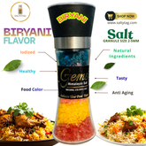 Biryani Flavor Natural Himalayan Salt With Grinder