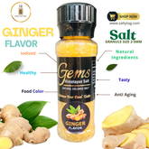 Ginger Flavor Natural Himalayan Salt With Grinder