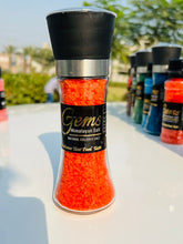 Gems Spring Orange Colored Himalayan Salt With Grinder